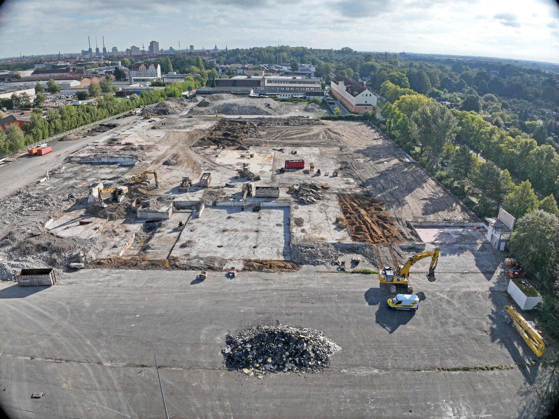 Eckert-Industrieabbruch-Hannover_Drohnenaufnahme_10.2024 2024 Hannover